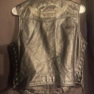 Leather vest